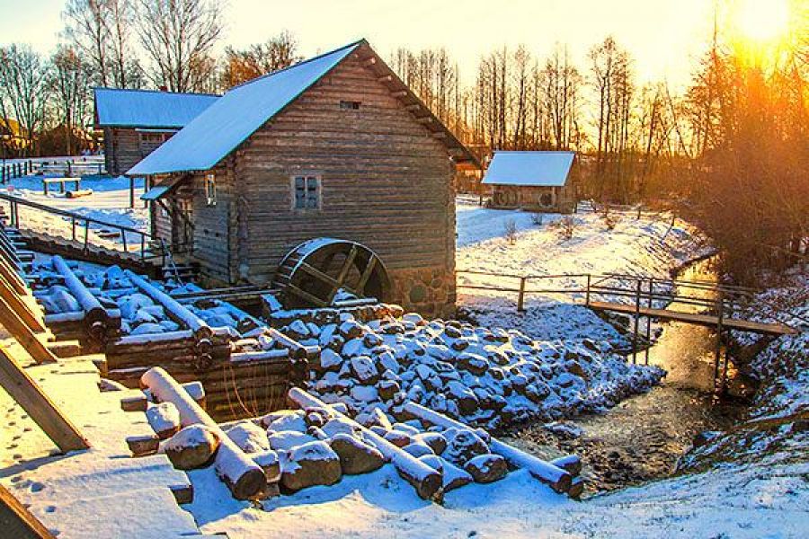 Рождественская мелодия ПСКОВской усадьбы (3 дня) Ласточкой из Петербурга