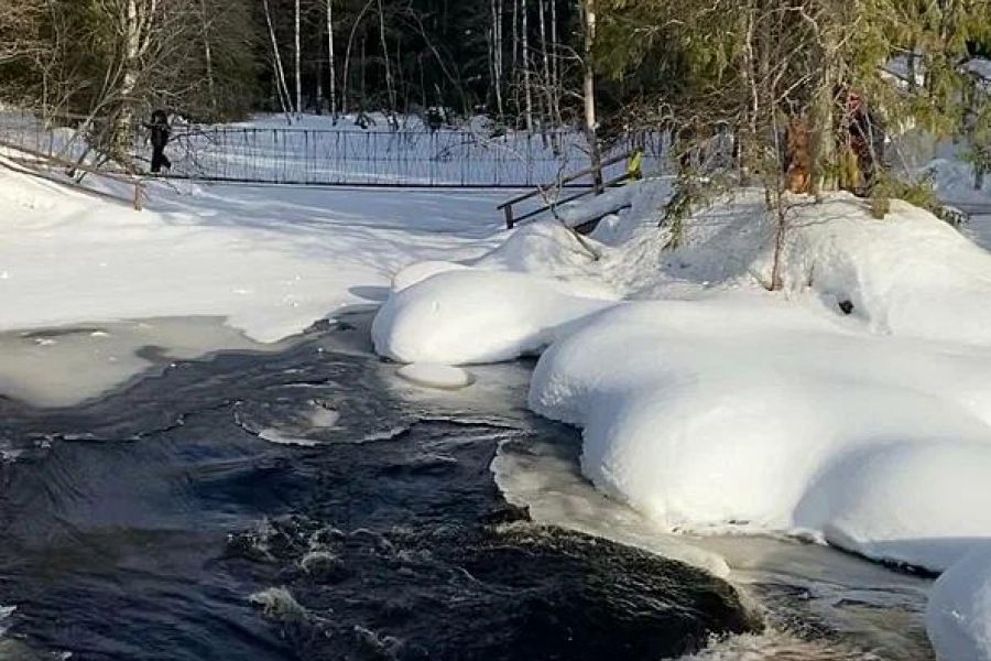 Новый год по-карельски. Игры с Дедом Морозом, питомник хаски и парк Рускеала