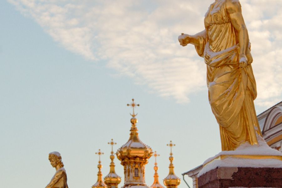 Автобусная экскурсия в Петергоф. Большой дворец