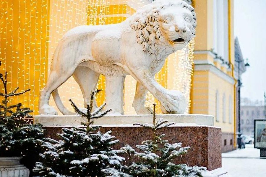 Автобусный тур из Москвы «Зимний дуэт. Петербург и Выборг», 4 дня