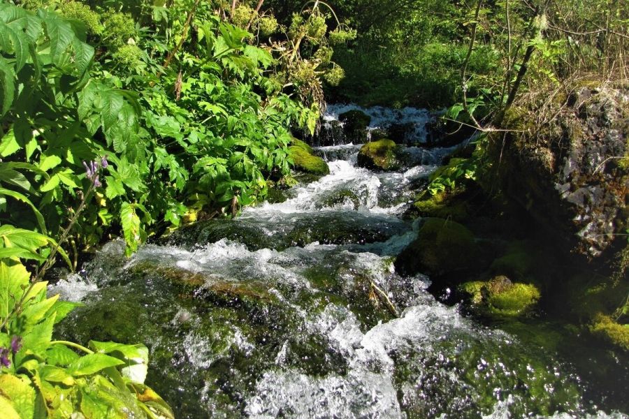 Пещеры и водопады