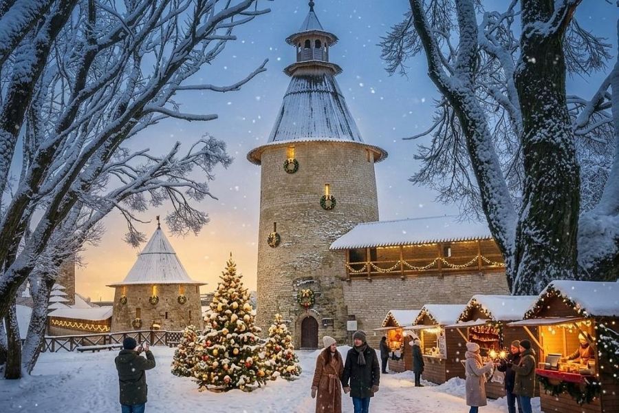НОВЫЙ ГОД во ПСКОВЕ (3 дня) Ласточкой из Петербурга