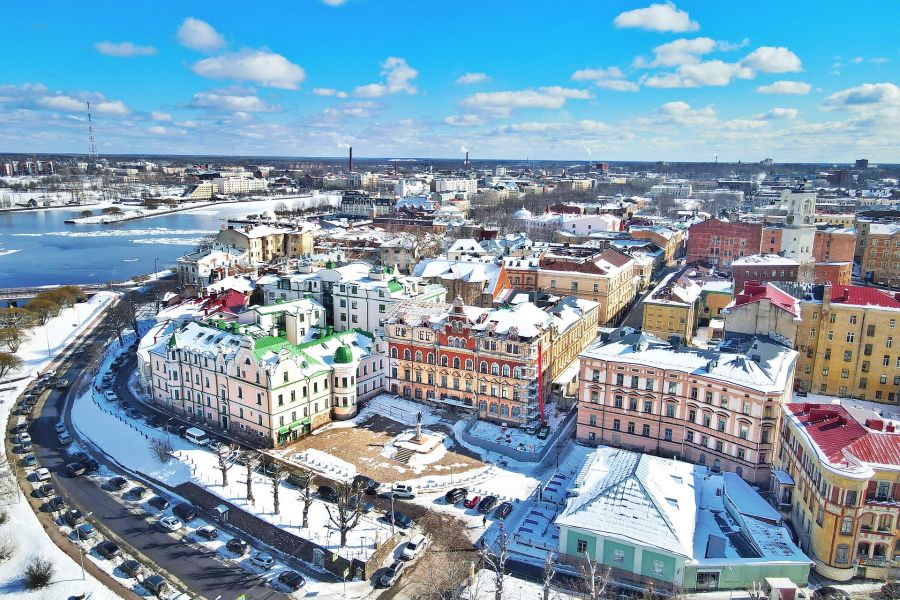 Новогодние гуляния в Выборге